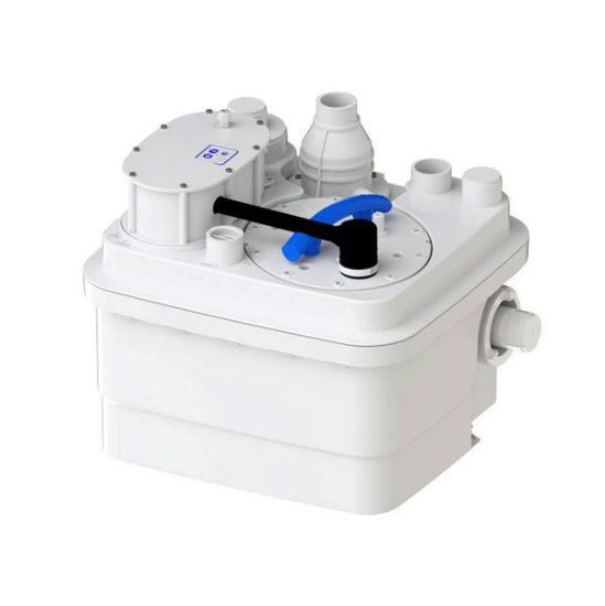 Immagine di STAZIONE SOLLEVAMENTO SANICUBIC 1 ACQUE GRIGIE E NERE AD UN MOTORE MONOFASE CON POMPA TRITURATRICE SFA