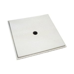 Immagine di PIATTO DOCCIA AUSILIA 90x90 CM FILO PAVIMENTO BIANCO THERMOMAT