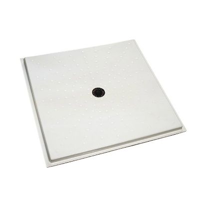 Immagine di PIATTO DOCCIA AUSILIA 90x90 CM FILO PAVIMENTO BIANCO THERMOMAT
