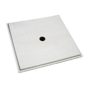 Immagine di PIATTO DOCCIA AUSILIA 80x80 CM FILO PAVIMENTO BIANCO THERMOMAT
