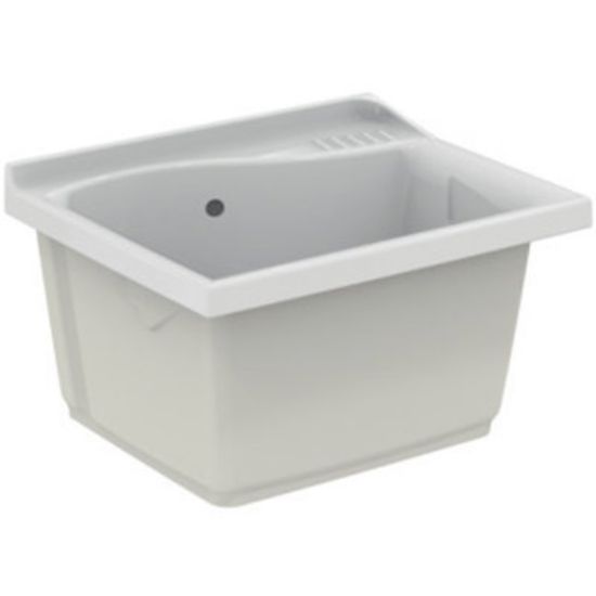 Immagine di LAVATOIO LAGO 75x61 CM DA INCASSO BIANCO IDEAL STANDARD