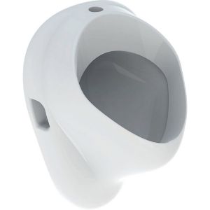 Immagine di ORINATOIO BLAGNAC CON ALIMENTAZIONE ALTA CON SIFONE CERAMICA BIANCA GEBERIT