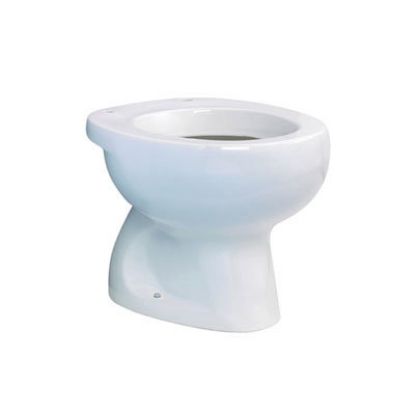 Immagine di VASO INFANZIA SCARICO A PAVIMENTO CERAMICA BIANCA THERMOMAT (SENZA SEDILE)