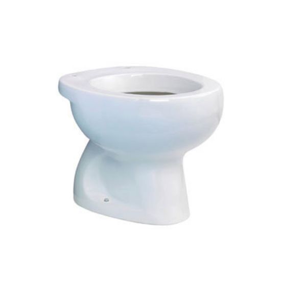 Immagine di VASO INFANZIA SCARICO A PAVIMENTO CERAMICA BIANCA THERMOMAT (SENZA SEDILE)