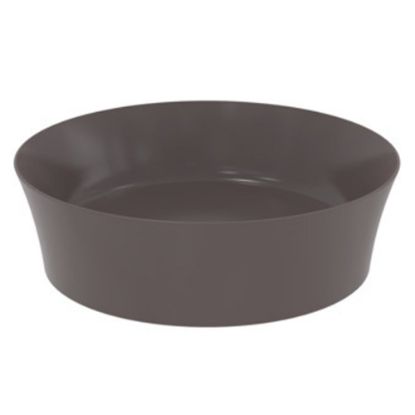 Immagine di LAVABO IPALYSS DIAMETRO 40 CM INSTALLAZIONE APPOGGIO CERAMICA COLORE ARDESIA IDEAL STANDARD