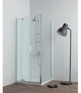 Immagine di PARETE FISSA FAST 66,5-68,5 CM CRISTALLO TRASPARENTE 6 MM CROMO KINEDO