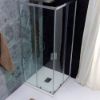 Immagine di BOX DOCCIA FAST ANGOLO SCORREVOLE 87-89 CM (LATO ANGOLO) CRISTALLO TRASPARENTE 6 MM CROMO REVERSIBILE KINEDO