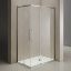 Immagine di BOX DOCCIA GAIA SCORREVOLE SX 98-100 CM (LATO ANGOLO) H 200 CM TCROMO TRASPARENTE