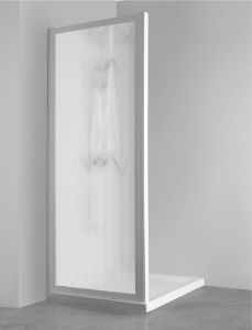 Immagine di PARETE FISSA JOLLY (PER SOFFIETTO 2000/ELBA 75) 86-92 CM BIANCO ACRILICO SATINATO