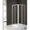 Immagine di BOX DOCCIA ANTIBES ANGOLO SCORREVOLE 70x90 CM BIANCO ACRILICO MODELLO GOCCIA