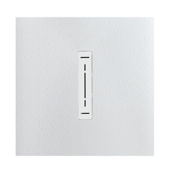 Immagine di PIATTO DOCCIA ARDESIA PLUS 80x80 H 2,6 CM BIANCO KINEDO-SFA