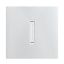 Immagine di PIATTO DOCCIA ARDESIA PLUS 100x100 H 2,6 CM BIANCO KINEDO-SFA
