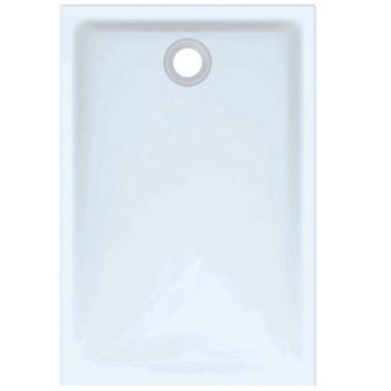 Immagine di PIATTO DOCCIA 45 RETTANGOLARE 100x80 H 4,5 CM BIANCO GEBERIT