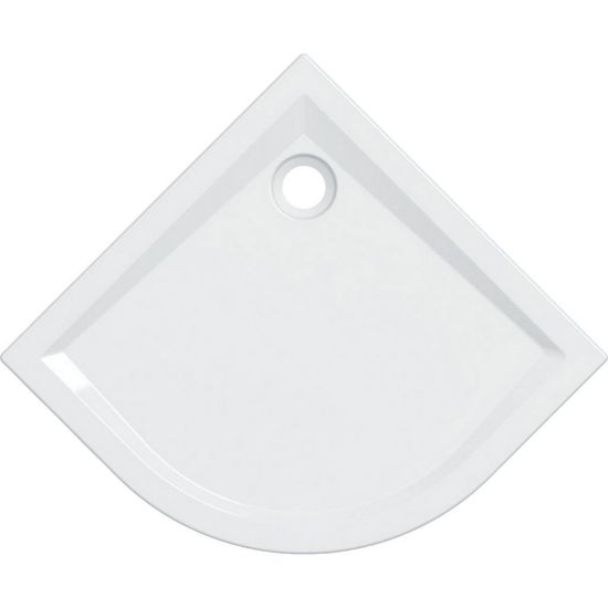 Immagine di PIATTO DOCCIA 60 SEMICIRCOLARE 90 H6 CM BIANCO GEBERIT