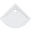 Immagine di PIATTO DOCCIA 60 SEMICIRCOLARE 80 H6 CM BIANCO GEBERIT