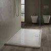 Immagine di PIATTO DOCCIA LIF 100x70 H 3 CM BIANCO CON PILETTA INCLUSA HATRIA
