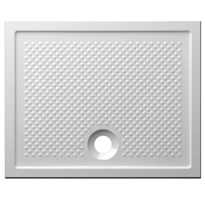 Immagine di PIATTO DOCCIA DOCCIAVIVA 100x80 H 6,5 CM BIANCO SENZA PILETTA GLOBO