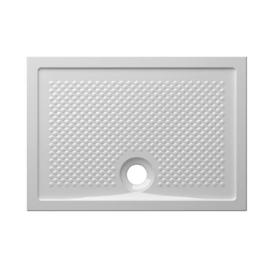 Immagine di PIATTO DOCCIA DOCCIAVIVA 100x70 H 6,5 CM BIANCO SENZA PILETTA GLOBO