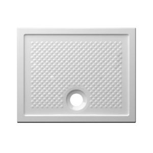 Immagine di PIATTO DOCCIA DOCCIAVIVA 90x72 H 6,5 CM BIANCO SENZA PILETTA GLOBO