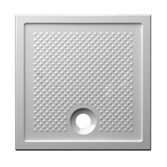 Immagine di PIATTO DOCCIA DOCCIAVIVA 80x80 H 6,5 CM BIANCO SENZA PILETTA GLOBO