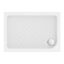 Immagine di PIATTO DOCCIA EUROVIT SHOWER 100x70 H 7 CM PILETTA DIAMETRO 90 MM BIANCO IDEAL STANDARD