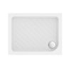 Immagine di PIATTO DOCCIA EUROVIT SHOWER 90x70 H 7 CM PILETTA DIAMETRO 90 MM BIANCO IDEAL STANDARD