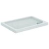 Immagine di PIATTO DOCCIA EUROVIT SHOWER 90x70 H 7 CM PILETTA DIAMETRO 90 MM BIANCO IDEAL STANDARD