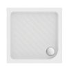Immagine di PIATTO DOCCIA EUROVIT SHOWER 80x80 H 7 CM PILETTA DIAMETRO 90 MM BIANCO IDEAL STANDARD