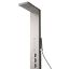 Immagine di COLONNA DOCCIA IDROMASSAGGIO EASY SHOWER PLUS RUBINETTERIA MECCANICA ACCIAIO SATINATO KINEDO