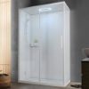 Immagine di CABINA DOCCIA K-1000 120x80 CM TRASPARENTE/BIANCO KINEDO