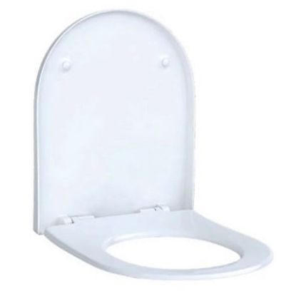 Immagine di COPRIWATER ACANTO CHIUSURA NORMALE BIANCO LUCIDO GEBERIT