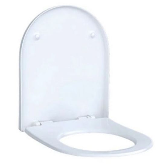 Immagine di COPRIWATER ACANTO CHIUSURA NORMALE BIANCO LUCIDO GEBERIT