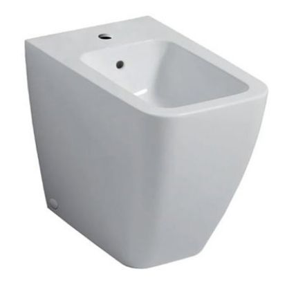 Immagine di BIDET ICON SQUARE FILO PARETE CERAMICA BIANCA GEBERIT