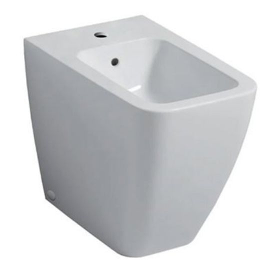 Immagine di BIDET ICON SQUARE FILO PARETE CERAMICA BIANCA GEBERIT