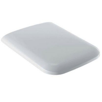 Immagine di COPRIWATER ICON SQUARE (SGANCIO RAPIDO) CHIUSURA RALLENTATA BIANCO LUCIDO GEBERIT