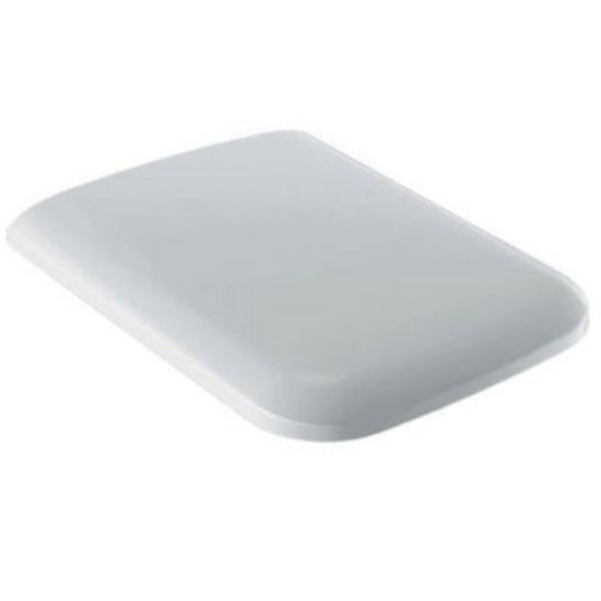 Immagine di COPRIWATER ICON SQUARE (SGANCIO RAPIDO) CHIUSURA RALLENTATA BIANCO LUCIDO GEBERIT