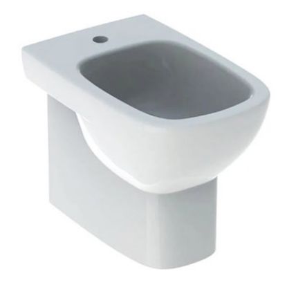 Immagine di BIDET FANTASIA FILO PARETE MONOFORO CERAMICA BIANCA GEBERIT