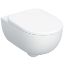 Immagine di VASO SELNOVA PREMIUM SET SOSPESO RIMFREE CON SEDILE AMMORTIZZATO CERAMICA BIANCA GEBERIT
