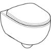 Immagine di VASO SELNOVA PREMIUM SET SOSPESO RIMFREE CON SEDILE CHIUSURA STANDARD CERAMICA BIANCA GEBERIT