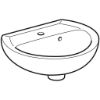 Immagine di LAVABO COLIBRI 40x33 CM INSTALLAZIONE SOSPESA O SU COLONNA (NO SEMICOLONNA) MONOFORO CERAMICA BIANCA GEBERIT