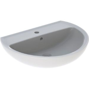 Immagine di LAVABO COLIBRI 65x49 CM INSTALLAZIONE SOSPESA O SU COLONNA MONOFORO CERAMICA BIANCA GEBERIT