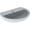 Immagine di LAVABO COLIBRI 60x45,5 CM INSTALLAZIONE SOSPESA O SU COLONNA MONOFORO CERAMICA BIANCA GEBERIT