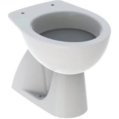 Immagine di VASO COLIBRI A TERRA DISTANZIATO SCARICO PAVIMENTO CERAMICA BIANCA GEBERIT (SENZA SEDILE)