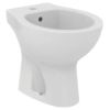 Immagine di BIDET EUROVIT A TERRA DISTANZIATO MONOFORO CERAMICA BIANCA IDEAL STANDARD