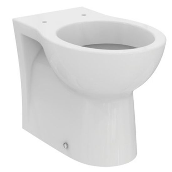 Immagine di VASO EUROVIT FILO PARETE MULTI CERAMICA BIANCA IDEAL STANDARD (SENZA SEDILE)
