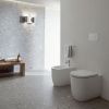 Immagine di BIDET BLEND CURVE FILO PARETE MONOFORO CERAMICA BIANCA IDEAL STANDARD