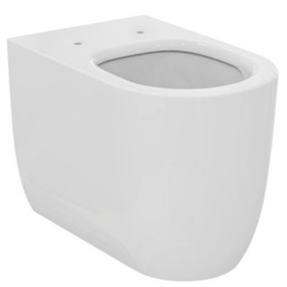 Immagine di VASO BLEND CURVE FILO PARETE CERAMICA BIANCA IDEAL STANDARD (SENZA SEDILE)