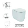 Immagine di VASO BLEND CURVE FILO PARETE CERAMICA BIANCA IDEAL STANDARD (SENZA SEDILE)