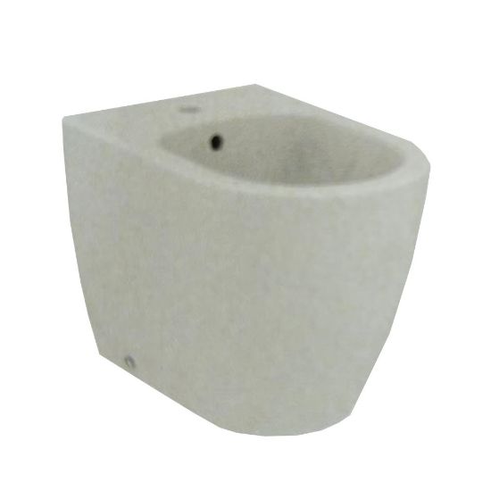 Immagine di BIDET ELLISSE FILO PARETE MONOFORO CERAMICA BIANCA IDEAL STANDARD