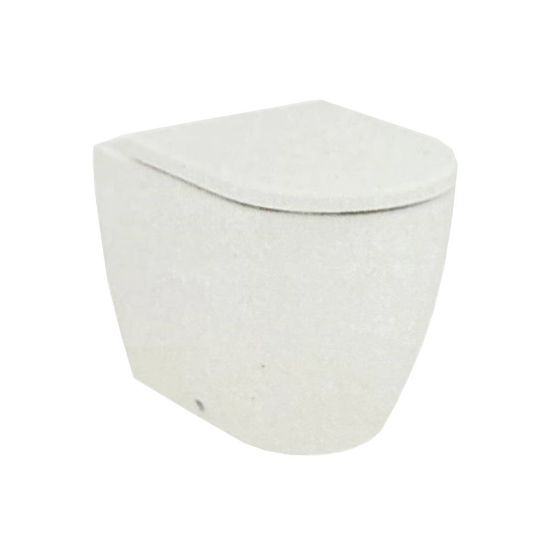 Immagine di VASO ELLISSE FILO PARETE SENZA BRIDA CON SEDILE SOFT CLOSE CERAMICA BIANCA IDEAL STANDARD